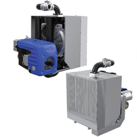Compresseur à vis rotatif refroidi par air portable haute efficacité 37 kW pour le déchargement de cimenterie