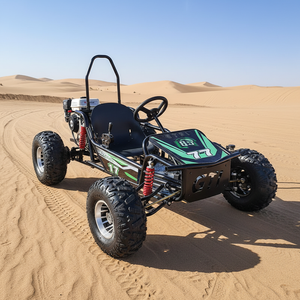 Go-Kart da Esterno con Motore a Benzina 212cc 4 Tempi, Trasmissione a Catena, Ruote in Lega di Alluminio, per Pista da Giardino, Corse e Avventure Veloci - Product Image 1