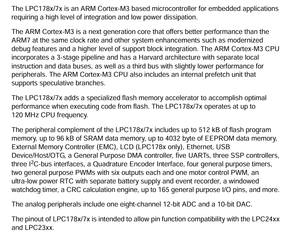 N.X.P LPC1788FET208 551 32-bit Microcontroller MCU for ARM <strong>Cortex</strong>-M3 Integrated Circuit for FPGA <strong>Microprocessors</strong> Product - Product Image 3