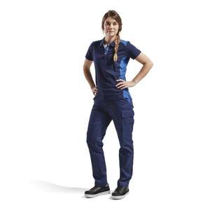 BLAKLADER - 710418008985C40 Women's Industry <b>trousers</b> <b>Navy</b> blue/Cornflower blue - EAN 7330509486610 <b>WORK</b> <b>TROUSERS</b> - Product Image 3