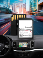 Nissan Connect 3 européen GPS voiture Sat Nav carte CID modifiable C3 V7 avec carte SD en matière plastique pour véhicules Nissan