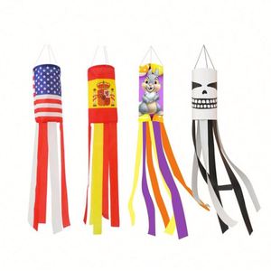 Custom Design All Country National Day Beautiful Wind <b>Sock</b> Carp Flags - Product Image 1
