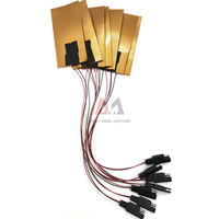 Film en polyimide flexible 6v/12v pour PCB, chauffage Kapton avec adhésif