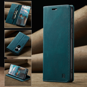 Autspace Retro PU da điện thoại di động Trường hợp đối với Huawei P50 Pro RFID tiền từ hóa đơn Carry Cover điện thoại di động Túi - Product Image 4