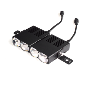 Phare auxiliaire Senlo pour <span class=keywords><strong>moto</strong></span>, voiture universelle, phare antibrouillard LED à 2 lentilles, lampe de conduite LED pour Yamaha ATV Audi <span class=keywords><strong>BMW</strong></span> Benz - Product Image 2