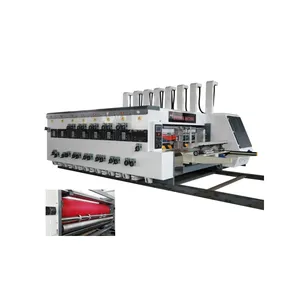 ZHENHUA 2024 Hochwertige Flexo-Kartondruck Schlitz-Stempel-Schneidemaschine / Hochgeschwindigkeits-Schachtelherstellungsmaschine aus Wellpappe