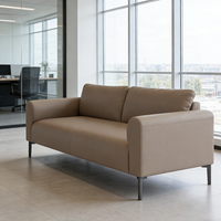 Grand canapé de bureau au design moderne, ensemble de canapés créatifs pour réception, confortable et durable