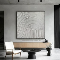 Art mural en toile texturée acrylique de style nature morte Wabi-Sabi 3D fait main, décoration intérieure pour salon et chambre à coucher