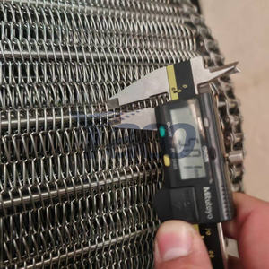 Üretim hattı için zincir ile gıda sınıfı Spiral tel örgü kemer denge örgü taşıyıcı bantlar - Product Image 2