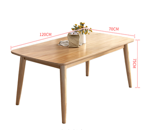 Tavolo da Pranzo in <span class=keywords><strong>Legno</strong></span> Massello Nordico, Combinazione Tavolo e Sedie per Piccola Famiglia - Product Image 4