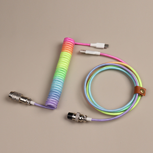 Cavo a spirale da 5pin maschio GX16 per tastiera e cavo meccanico per tastiera da usb a xlr femmina cavo per tastiera - Product Image 2