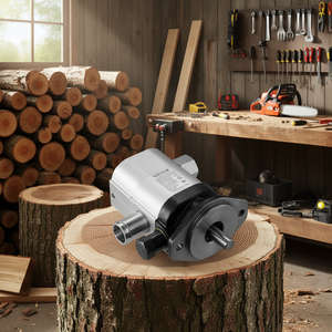 Pompe hydraulique Vevor à 2 étages, 4000 Psi, 22 GPM, pompe à bois en aluminium, entrée 1-1/4 pouces, sortie 3/4 NPT, 3600 tr/min - Product Image 2