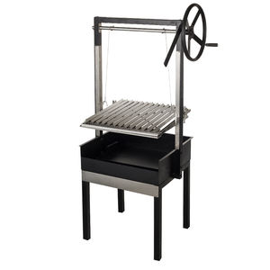 Urban Santa Maria Argentina BBQ Grill Machine Acier Métal Parrilla Asado <span class=keywords><strong>Brasero</strong></span> Usage Domestique Chariot Charbon De Bois Carburant Cuisson Cuisson - Product Image 1