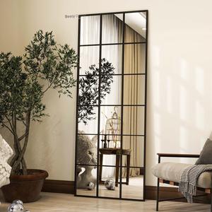 Mới đến tùy chỉnh đóng khung sàn gương thời trang sang trọng hành lang trang điểm cổ gương mặc quần áo cửa sổ <span class=keywords><strong>pane</strong></span> trang trí gương - Product Image 2