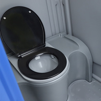 Toppla 190L Grand réservoir de déchets, toilettes préfabriquées, toilettes mobiles en plastique, lavabos portables, fabricant de toilettes portables