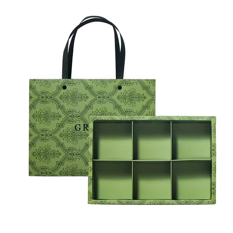 dessert box green food grade disposable