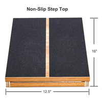 Équipement de Fitness antidérapant pied mollet planche extensible en bois inclinée réglable