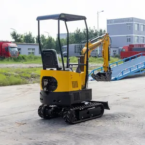 2023 Beste Mijnbouw Elektrische Graafmachine Hydraulische 1000 Kg Graafmachine Mini Tuin Graver 1.0 Ton