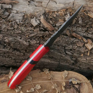 Couteau de chasse en acier de Damas avec manche, conçu pour une utilisation en camping et en extérieur, couteau de cuisine artisanal pour le camping - Product Image 5