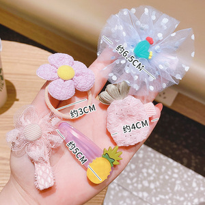 Cream Style Sweet Heart Star Hair <b>Clips</b> Cute Ins Style Duckbill Barrettes Girls Side Bangs Hair Pins Fashion Hair Accessories - Product Image 2