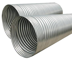 Servicios de Soldadura de Tuberías de Acero Galvanizado Corrugado de Diámetro Igual y Alta Resistencia para Alcantarillas, con Curvado y Corte - Product Image 2