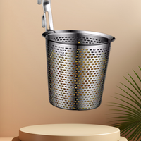 Panier en maille d'acier inoxydable perforé avec finition résistante à la corrosion