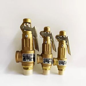Válvula de seguridad roscada de bronce para caldera industrial, a prueba de explosiones, para tuberías domésticas, 10 bar - Product Image 1