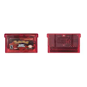 Carte de Console de cartouche de jeu vidéo de haute qualité Poke mo carte de jeu émeraude rubis FireRed LeafGreen saphir pour GBA SP NDSL