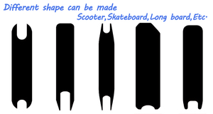 Vente en gros de rouleau de ruban adhésif pour skateboard personnalisé en PVC transparent imperméable antidérapant adhésif acrylique de masquage pour scooter Longboard - Product Image 5