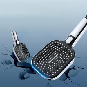 <strong>Square</strong> High-Pressure Handheld <strong>Shower</strong> <strong>Head</strong> for Home, Large Panel 3-Function Button Bathroom <strong>Shower</strong> - Product Image 3