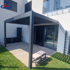 Chất lượng cao được xây dựng trong đồng bằng điện ngoài trời Windproof Con lăn Rèm Trọng lượng nhẹ xách tay hiện đại vải tùy chỉnh màu sắc và kích thước - Product Image 3