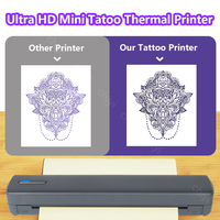 Imprimante Thermique A4 Portable OEM en Stock Usine, Mini Machine Copieuse de Tatouage Compatible iOS/Android