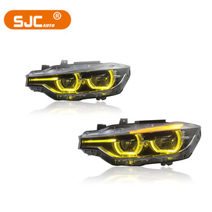 Fari a LED Stile LCI SJC con Cambio Colore Giallo/Bianco per <span class=keywords><strong>BMW</strong></span> <span class=keywords><strong>Serie</strong></span> 3 F30 F31 Accessori Auto in Vendita 2012-2018 - Product Image 2