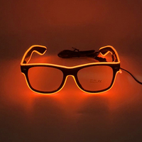 Neujahrs hochzeits-und Abschluss feier Neon brille-Mode 3D Luminous LED Glowing Sun glasses DJ Bar Supplies