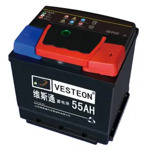 Batterie de voiture VESTEON, boîtier L2 «marque Erdil», 12v, 55ah, série DIN, sans entretien, au plomb, batterie de voiture de Manu, offre spéciale