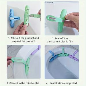 Gel Nettoyant et Désodorisant Automatique 3-en-1 pour Toilettes - Conception Suspendue Ajustable pour un Accès Facile, Efficacité Anti-Taches et Anti-Odeurs - Product Image 4