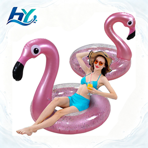 Flotador Inflable de PVC de Lujo de 0.3mm con Forma de Flamenco/Cisne para Mujer, con Color y Tamaño Personalizables, para Uso en Exteriores - Product Image 1