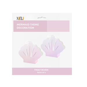 Xieli Vietnam guscio sirena trattare scatole per feste bomboniere sacchetti regalo per bambini a tema sirena - Product Image 6