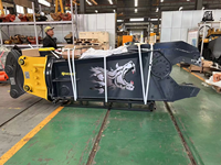 Cisaille hydraulique MONDE Eagle pour déchiquetage de ferraille, attache pour excavatrice, pour la découpe de métaux et les travaux de démolition de bâtiments