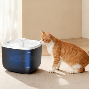 Fontaine à eau électrique automatique en plastique imperméable de 3 L, <span class=keywords><strong>facile</strong></span> à nettoyer, pour animaux domestiques, chats, chiens, système de filtration, fonctionnement silencieux - Product Image 3