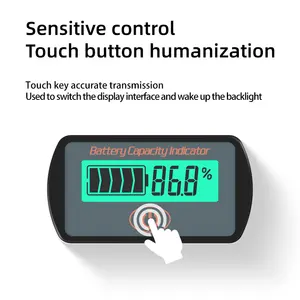 12V 24V 36V 48V Digital-Säure-Blei-Lithium-Batterie-Monitor Kapazitäts anzeige Tester Meter 3s-15s BW-LY7S