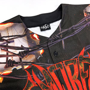 Fabricant de maillots de baseball Broderie personnalisée Nom Design Sublimation Street Sports Baseball Wear - Product Image 4