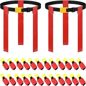 Ensemble de ceintures de saut pour football américain, logo rouge/jaune personnalisable, vessie en caoutchouc réglable à haute pression, équipement d'entraînement pour jeunes - Product Image 2
