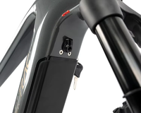 Bicicleta Eléctrica de Montaña EM8 Carbon XC de Alta Demanda, 27.5/29 Pulgadas, 500W, Motor Central M6100, 12 Velocidades, Horquilla Neumática Remota, Eje Pasante Boost EMTB