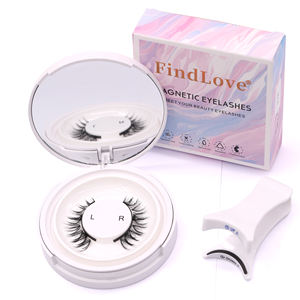 ขนตาแม่เหล็ก 3 มิติ แบบธรรมชาติ ไม่ต้องใช้กาว ยอดนิยม ใช้ได้ทุกวัน ใช้ซ้ำได้ 2 คู่ พร้อมอุปกรณ์ติด - Product Image 4