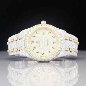 Montre en diamant glacé de haute qualité avec montre pour hommes de style Hip Hop pour l'affichage de l'heure du fournisseur indien - Product Image 1