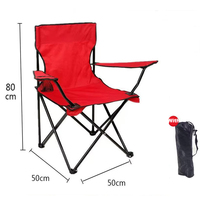 Fauteuil pliant portable en tissu Oxford pour extérieur, chaise de camping, tabouret de pêche, siège d'artiste, siège de jardin