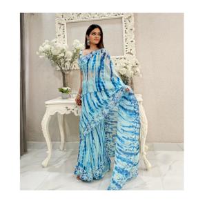 Nouvelle collection exclusive de saris à séquences vêtements de fête saris de mariage pour femmes porter au prix d'exportation - Product Image 1
