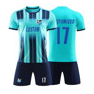 Seragam Sepak Bola Grosir Biru Dongker Kustom Seragam Sepak Bola Anak Laki-Laki Seragam Sepak Bola Pink - Product Image 3