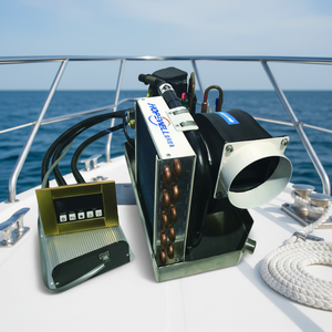 Vente directe d'usine, <span class=keywords><strong>climatiseur</strong></span> marin autonome 12V 24V 48V DC alimenté par courant continu, R134a, respectueux de l'environnement, pour yachts et bateaux - Product Image 1